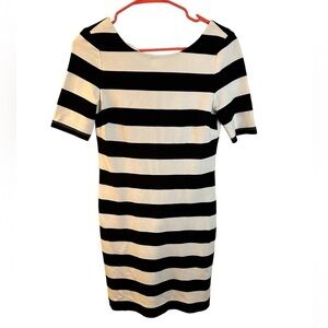 Banana republic striped dress size 2